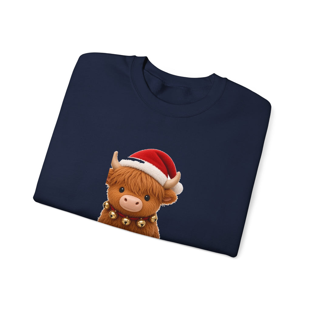 Christmas Highland Cow Cute Kawaii Jumper