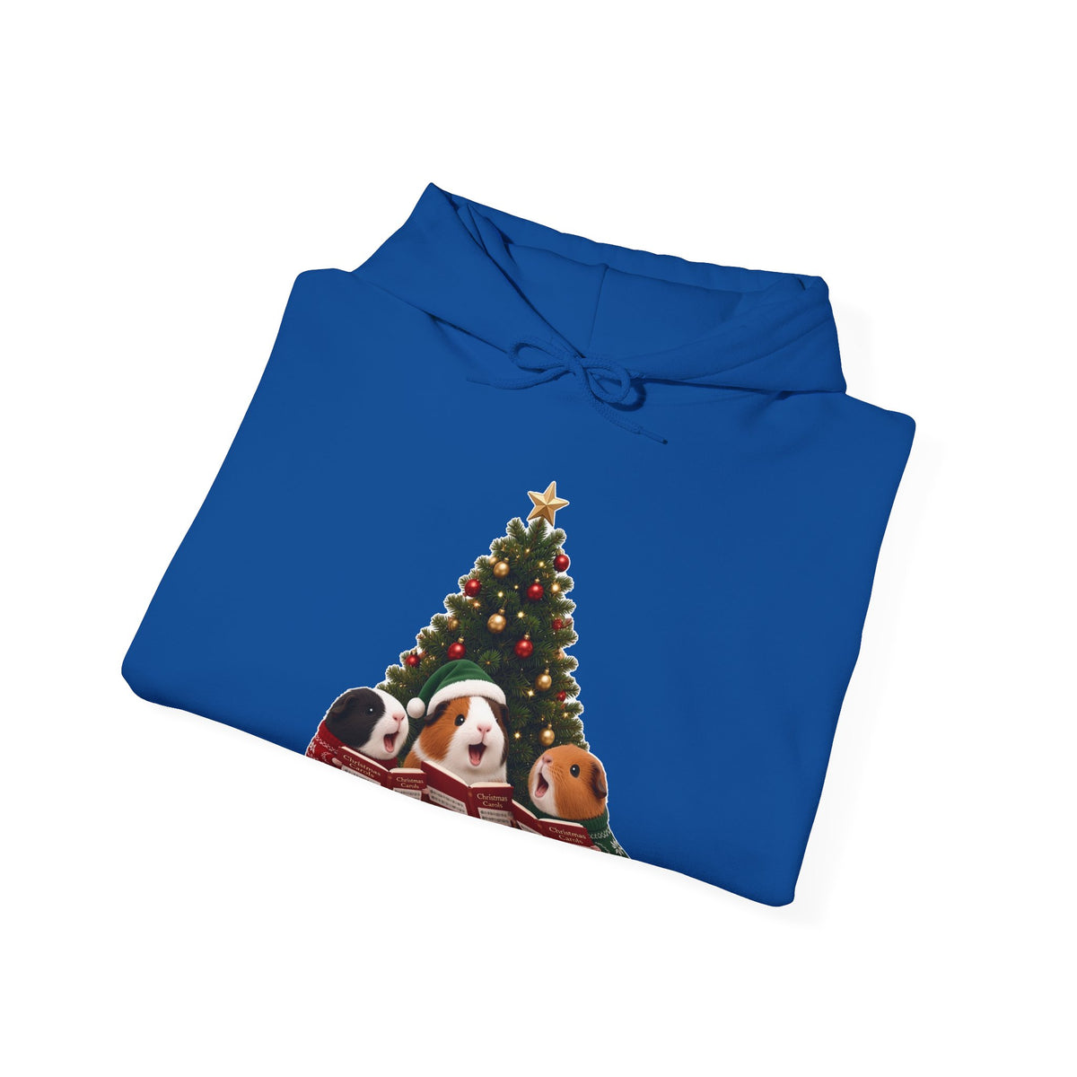 Cute Kawaii Guinea Pig Christmas Carols Hoodie