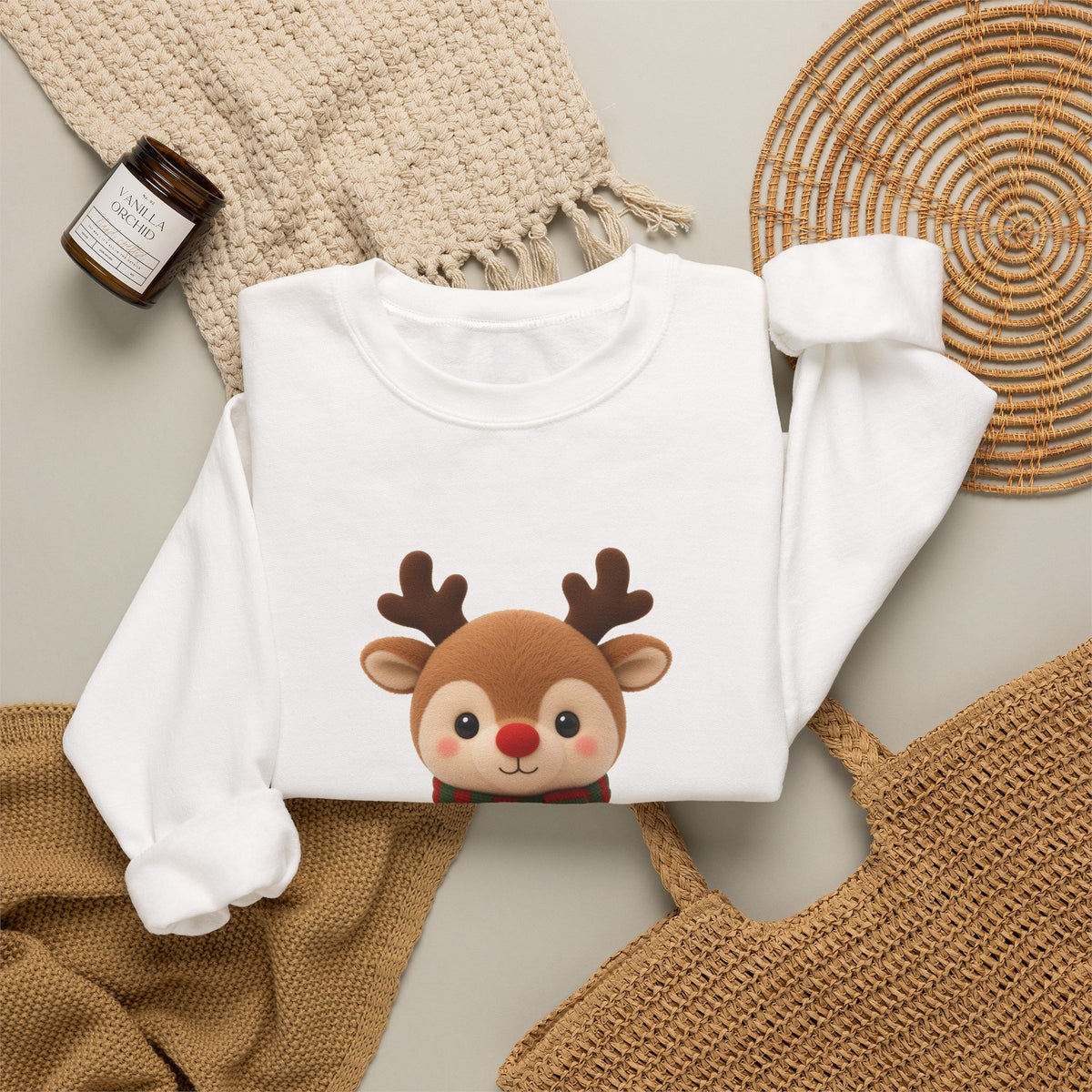 Christmas Reindeer Cute Kawaii Jumper