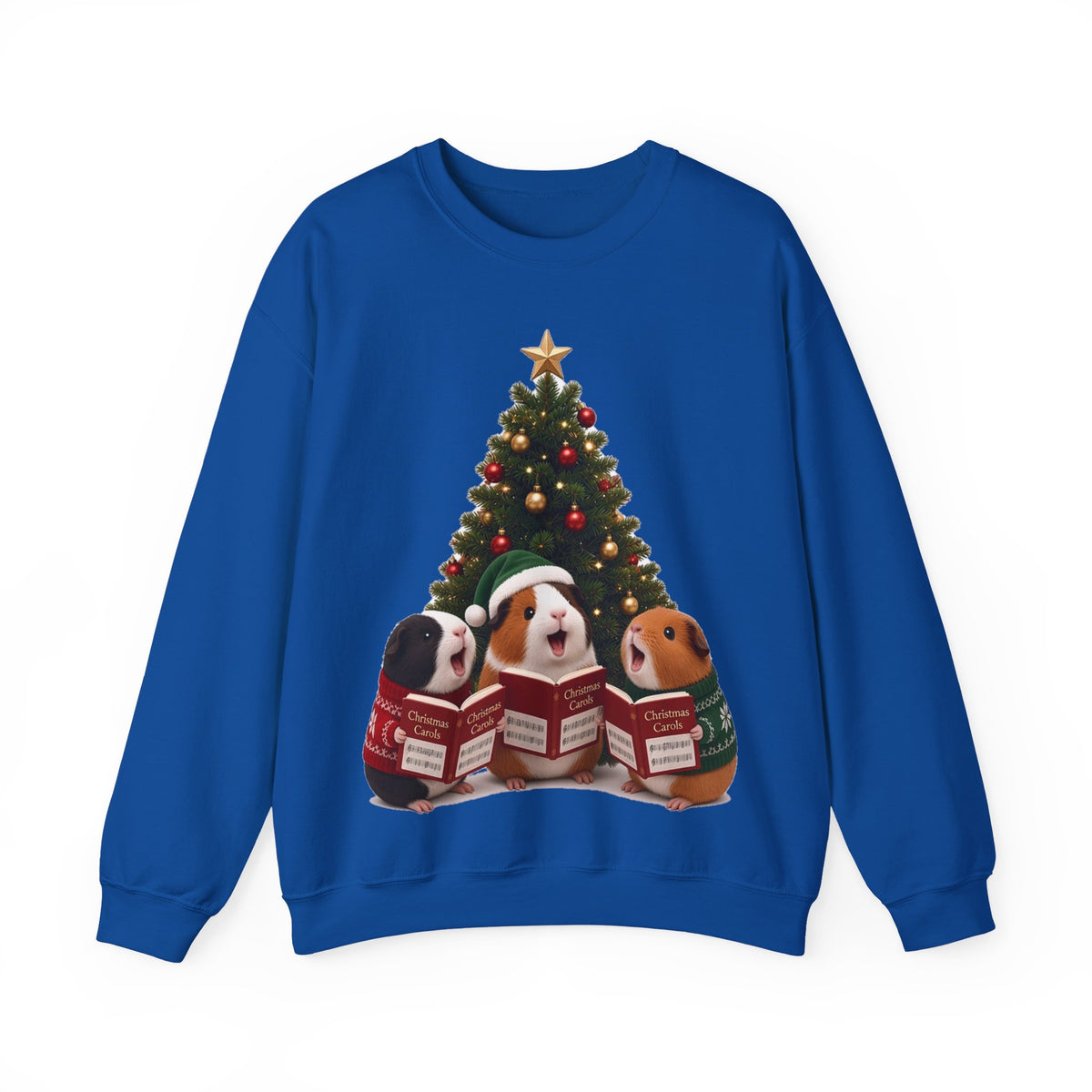 Cute Kawaii Guinea Pig Christmas Carols Jumper