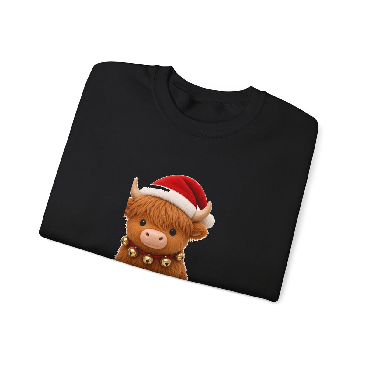 Christmas Highland Cow Cute Kawaii Jumper