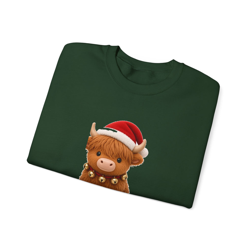 Christmas Highland Cow Cute Kawaii Jumper