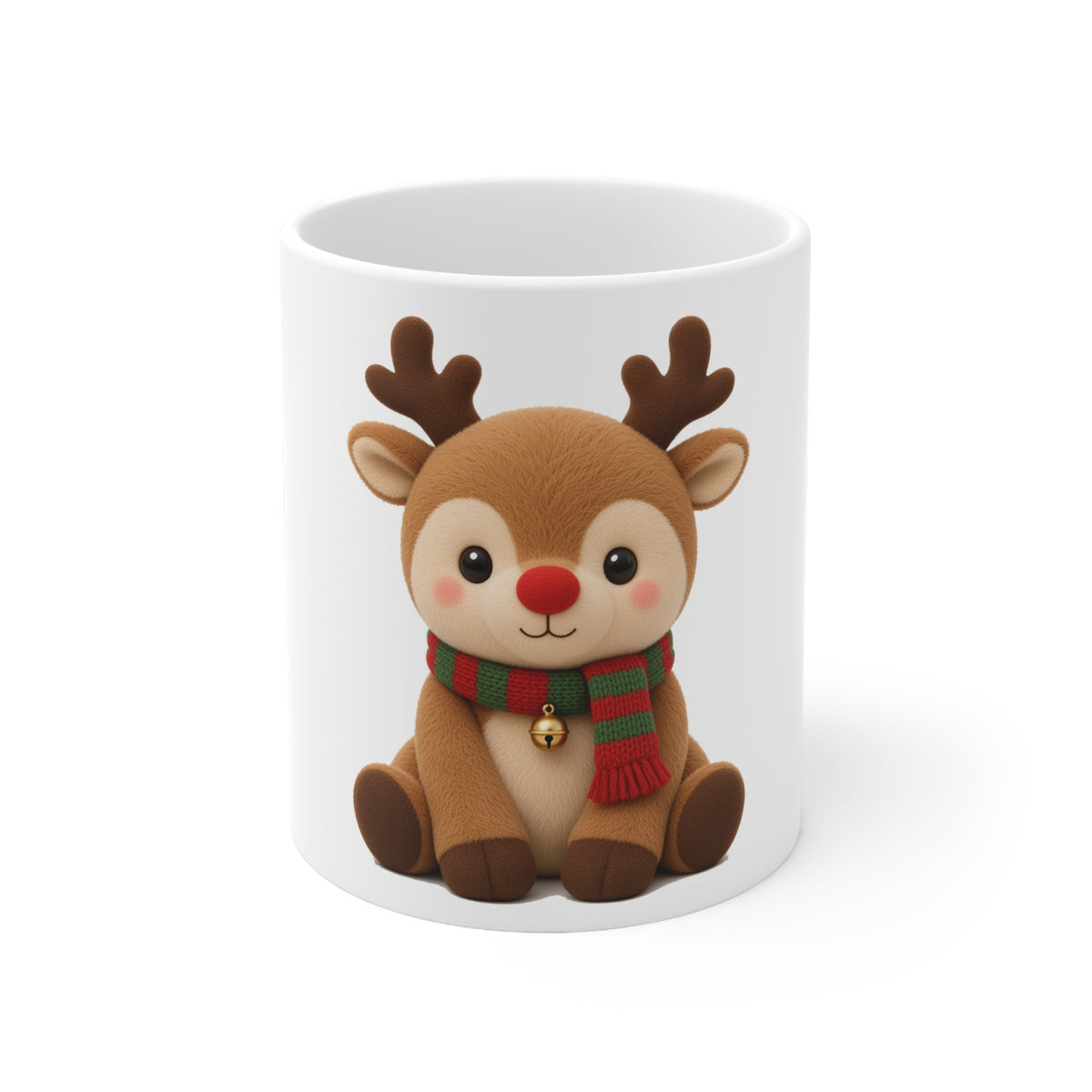 Cute Kawaii Christmas Reindeer Mug