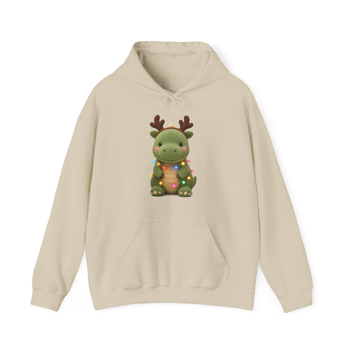 Cute Kawaii Christmas Dino Hoodie