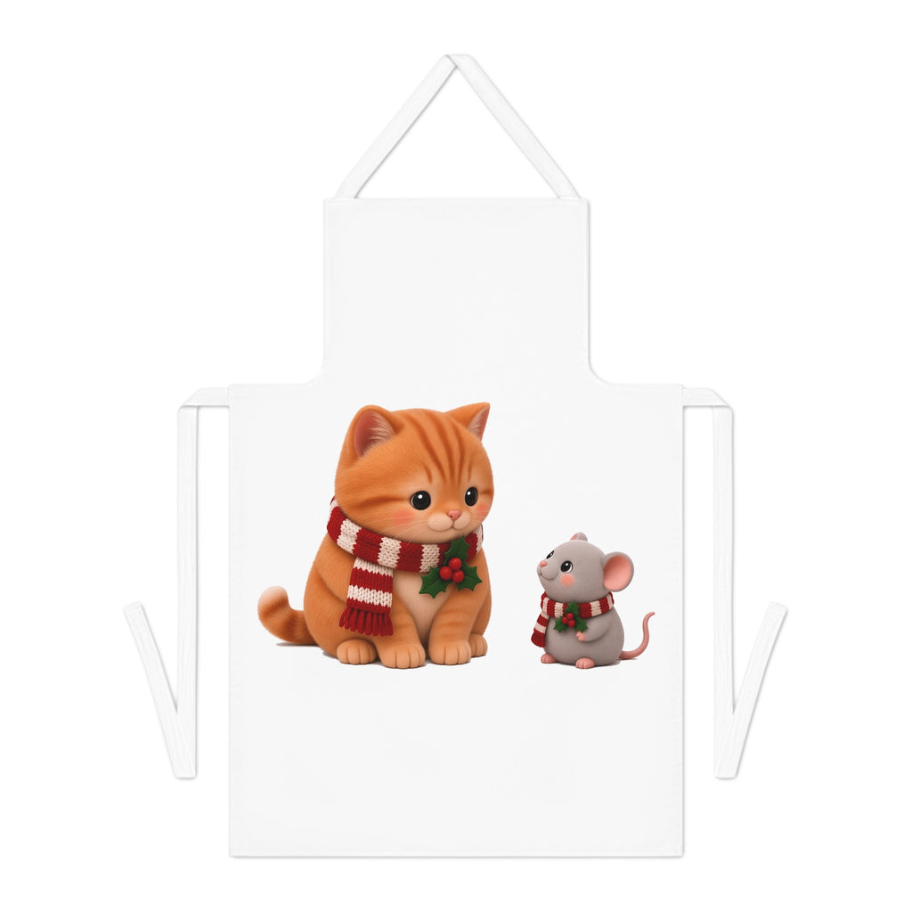 Cat and Mouse Cute Kawaii Apron