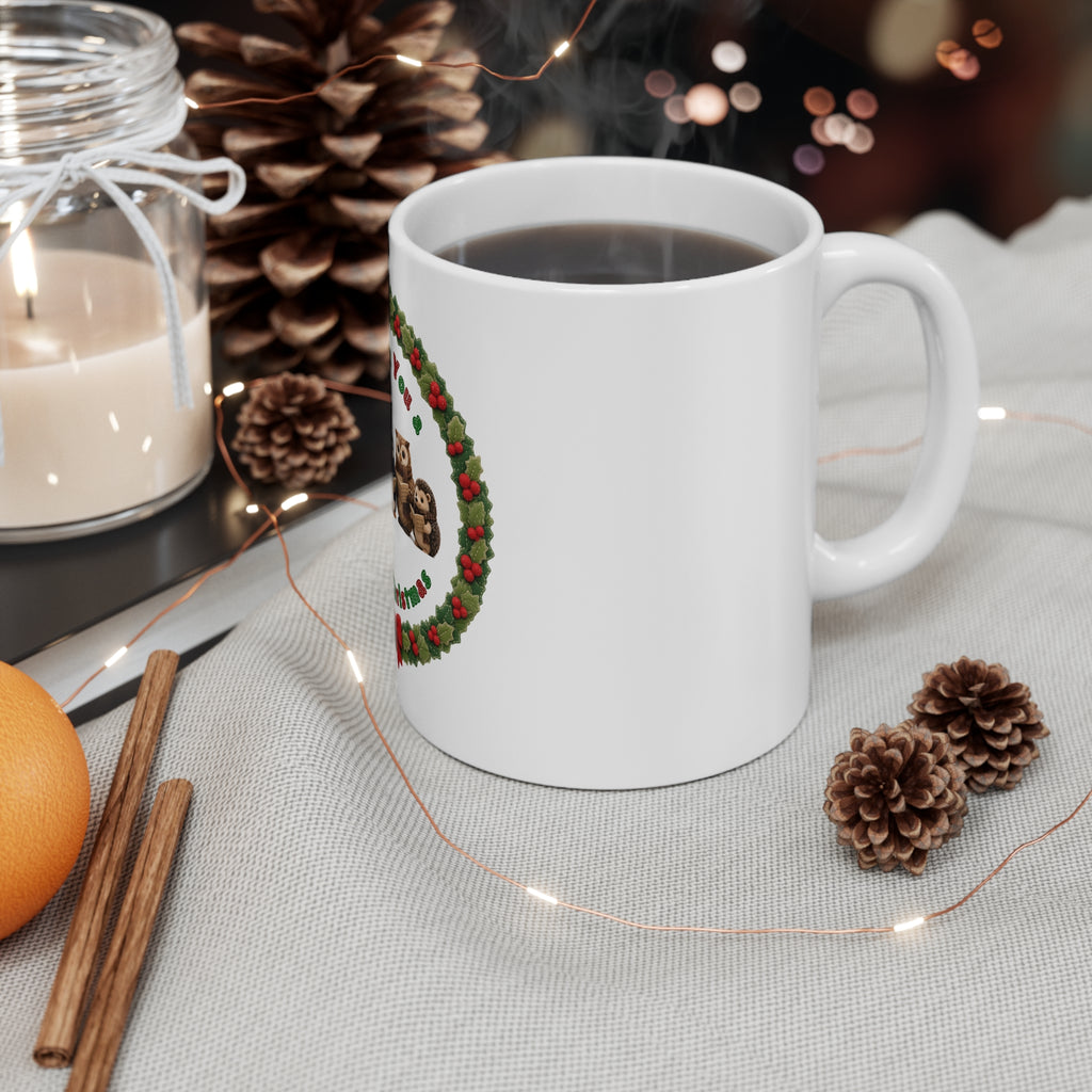 We Wish You a Plushie Christmas Cute Kawaii Mug