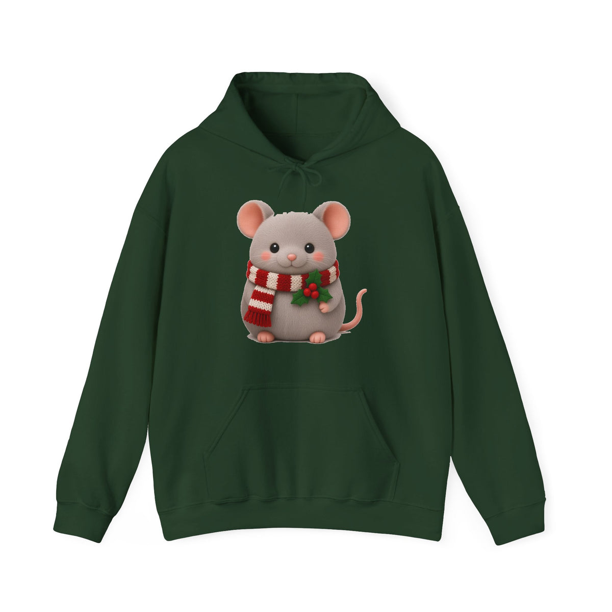 Cute Kawaii Christmas Mouse Hoodie