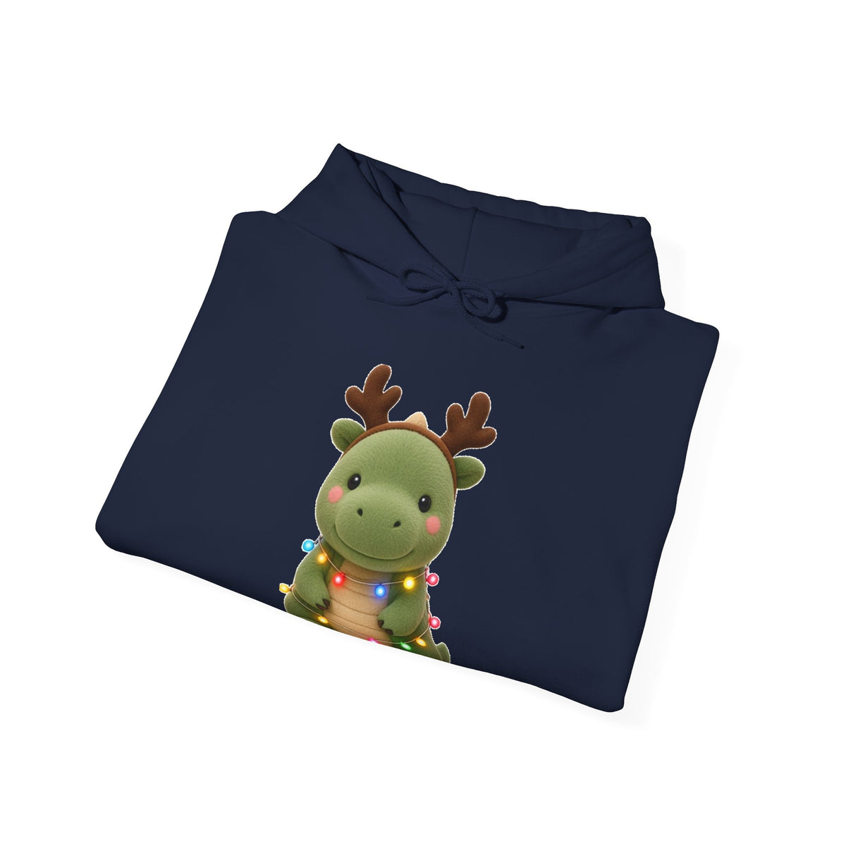 Cute Kawaii Christmas Dino Hoodie