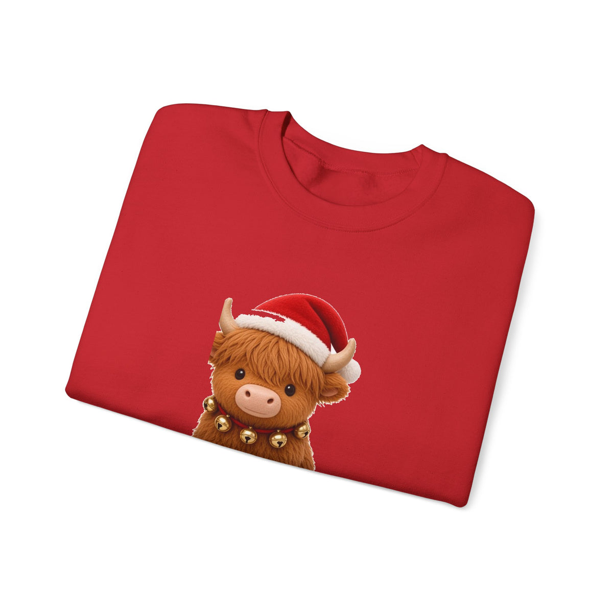 Christmas Highland Cow Cute Kawaii Jumper