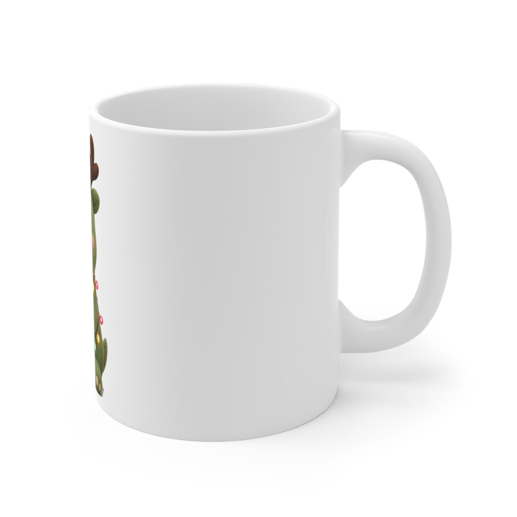 Cute Kawaii Christmas Dino Mug