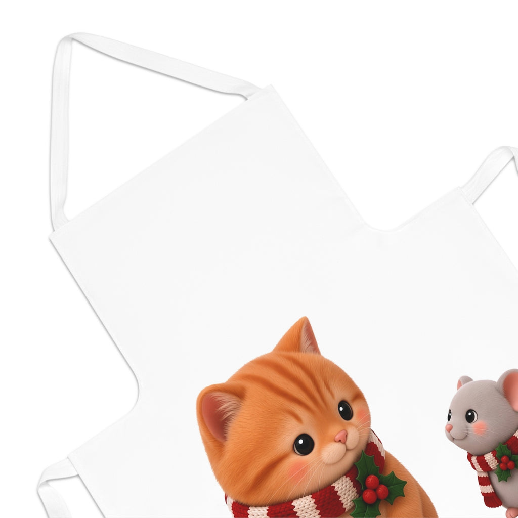 Cat and Mouse Cute Kawaii Apron