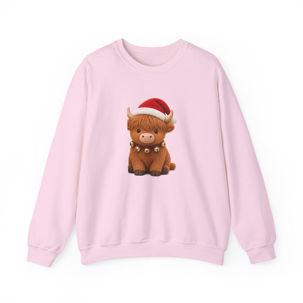 Christmas Highland Cow Cute Kawaii Jumper