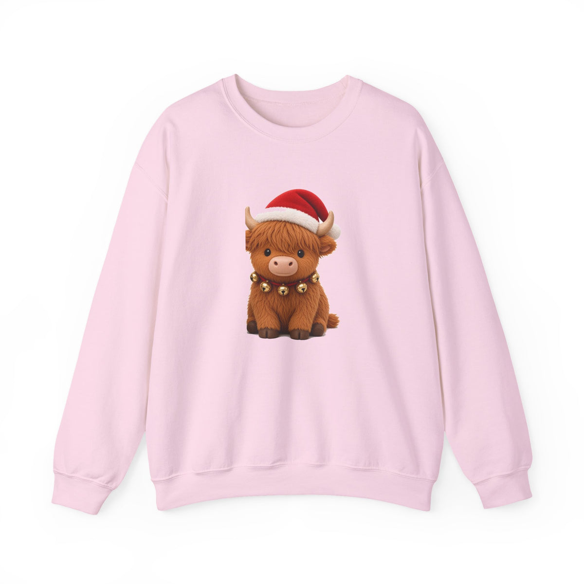 Christmas Highland Cow Cute Kawaii Jumper