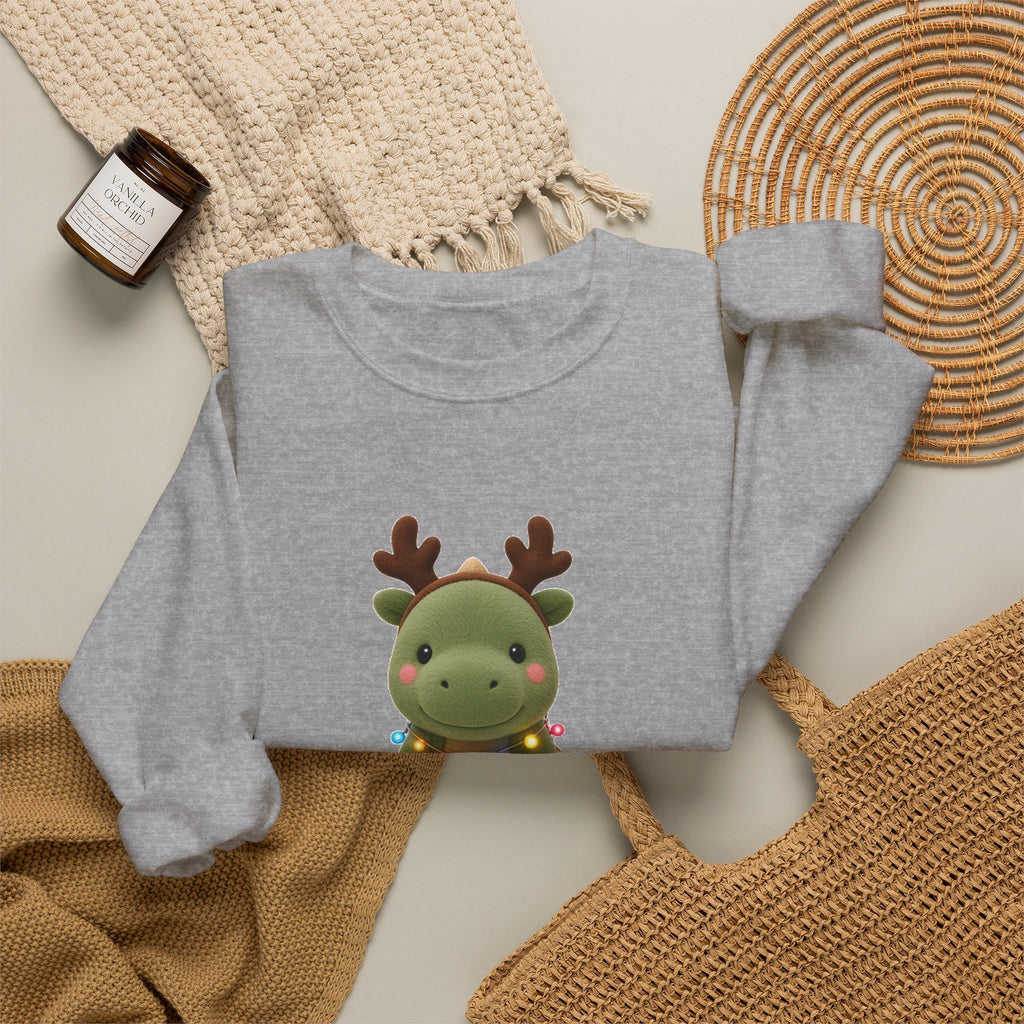 Christmas Dino Cute Kawaii Jumper