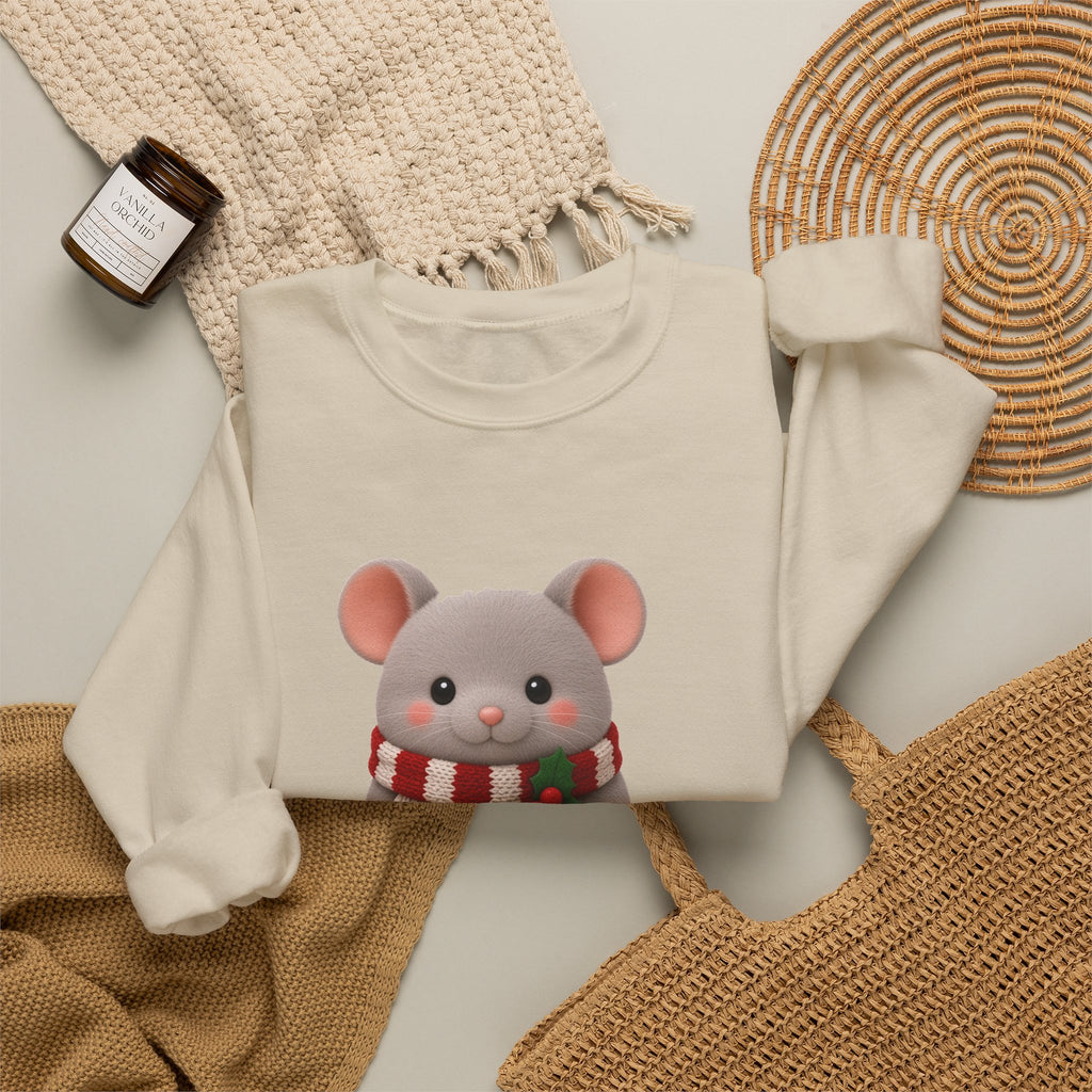 Cute Kawaii Christmas Mouse Jumper