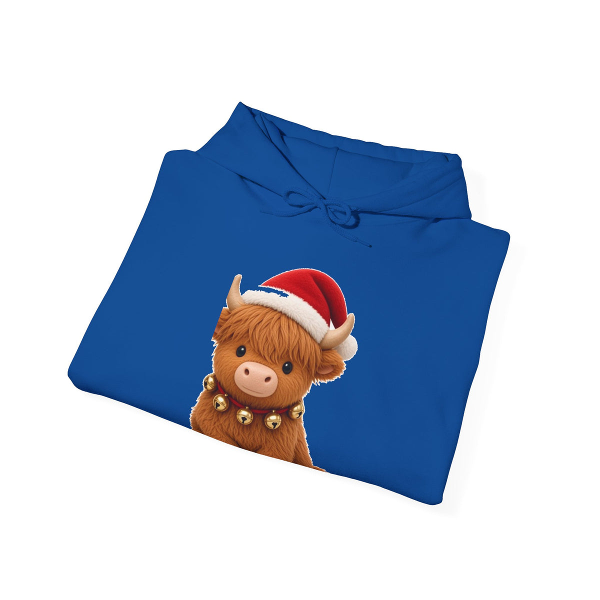 Cute Kawaii Christmas Highland Cow Hoodie