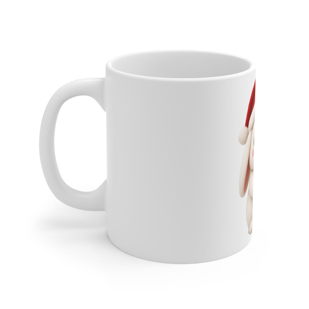 Cute Kawaii Christmas Bunny Mug