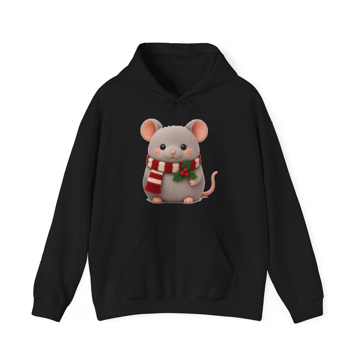 Cute Kawaii Christmas Mouse Hoodie