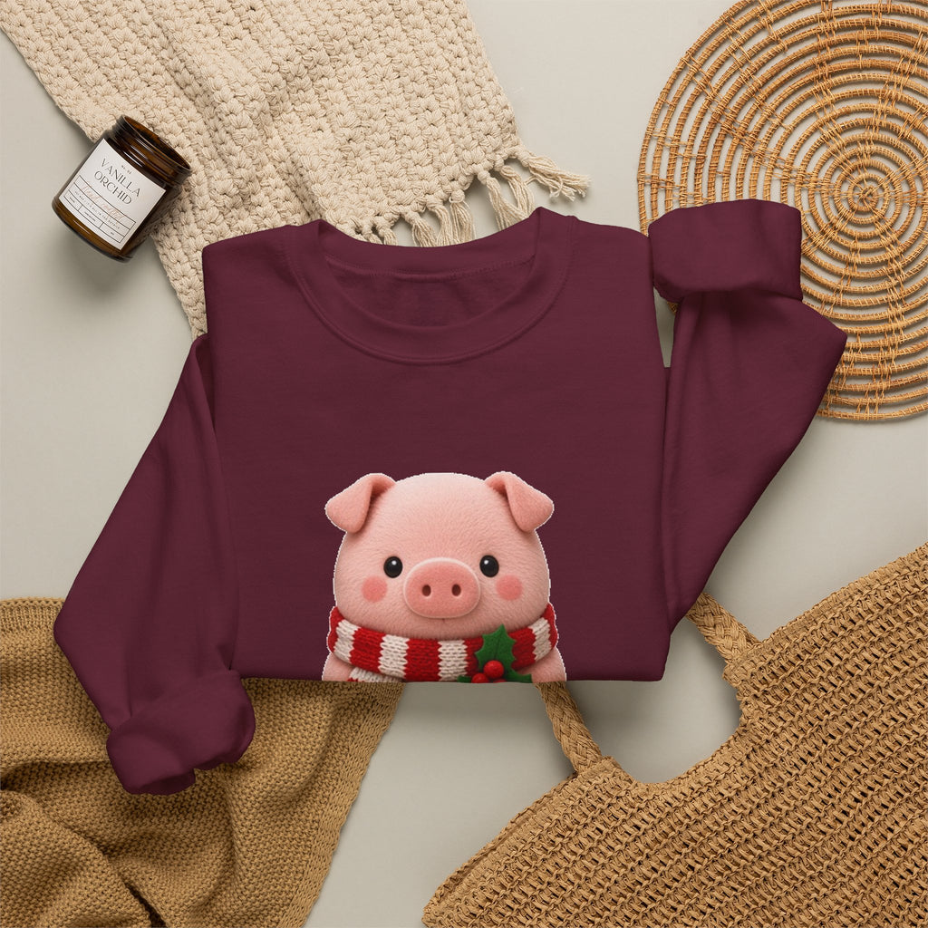 Christmas Pig Cute Kawaii Jumper